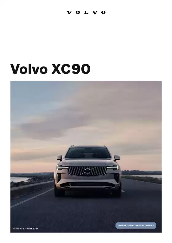 Catalogue VOLVO à Paris | Volvo XC90 | 2026-01-07T00:00:00.000Z - 2027-01-31T00:00:00.000Z