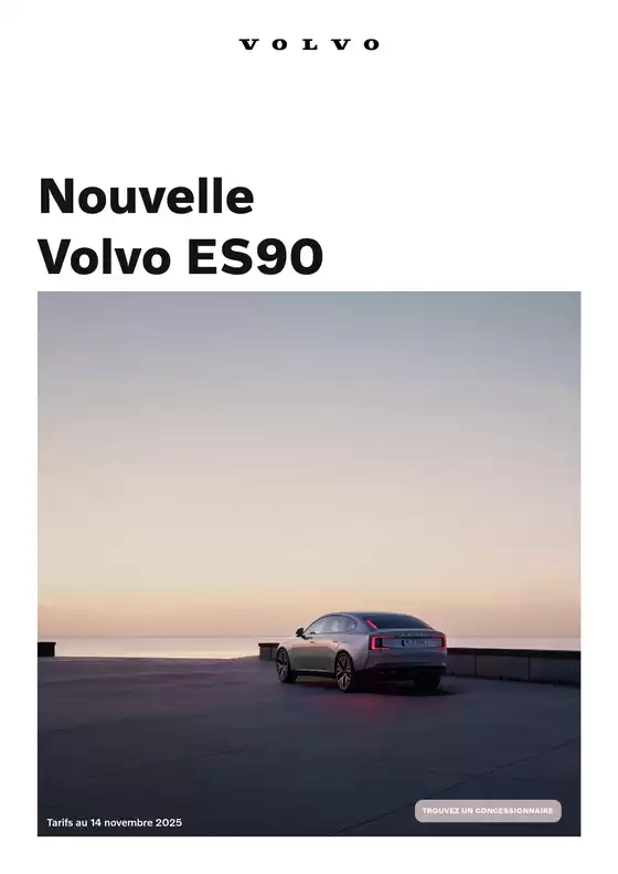 Catalogue VOLVO à Paris | Nouvelle Volvo ES90 | 2026-01-07T00:00:00.000Z - 2027-01-31T00:00:00.000Z