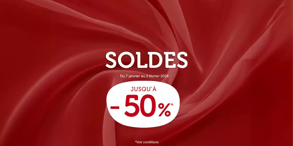 Catalogue Mondial Tissus à Lyon | SOLDES jusqu'à -50 % | 2026-01-07T00:00:00.000Z - 2026-02-03T00:00:00.000Z