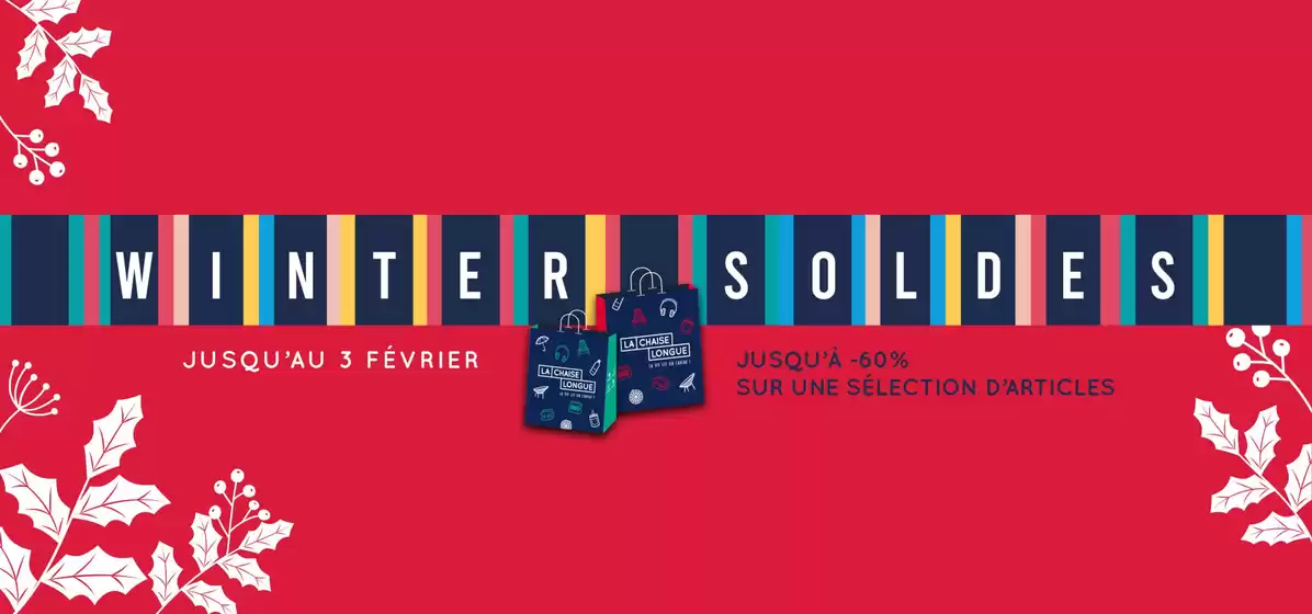 Catalogue La chaise longue à San-Giuliano | Winter soldes | 2026-01-08T00:00:00.000Z - 2026-02-03T00:00:00.000Z