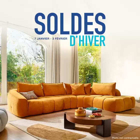 Catalogue Cuir Center à Grenoble | Du 7 janvier au 3 février, découvrez une sélection de canapés alliant confort et élégance au quotidien. | 2026-01-08T00:00:00.000Z - 2026-02-03T00:00:00.000Z