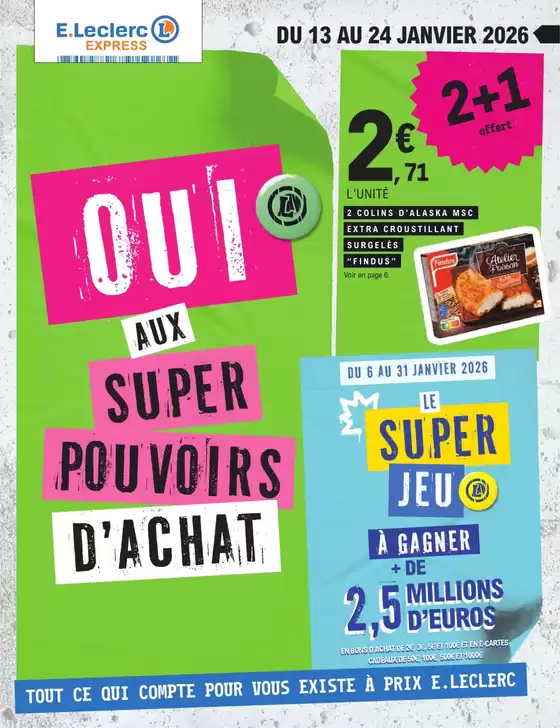 Catalogue E.Leclerc Express à Villenauxe-la-Grande | EVENEMENT 2 - EXPRESS | 2026-01-06T00:00:00.000Z - 2026-01-31T00:00:00.000Z