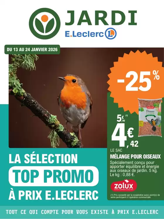 Catalogue E.Leclerc Jardi à | TRAFIC ANIMALERIE 1 | 2026-01-12T00:00:00.000Z - 2026-01-24T00:00:00.000Z
