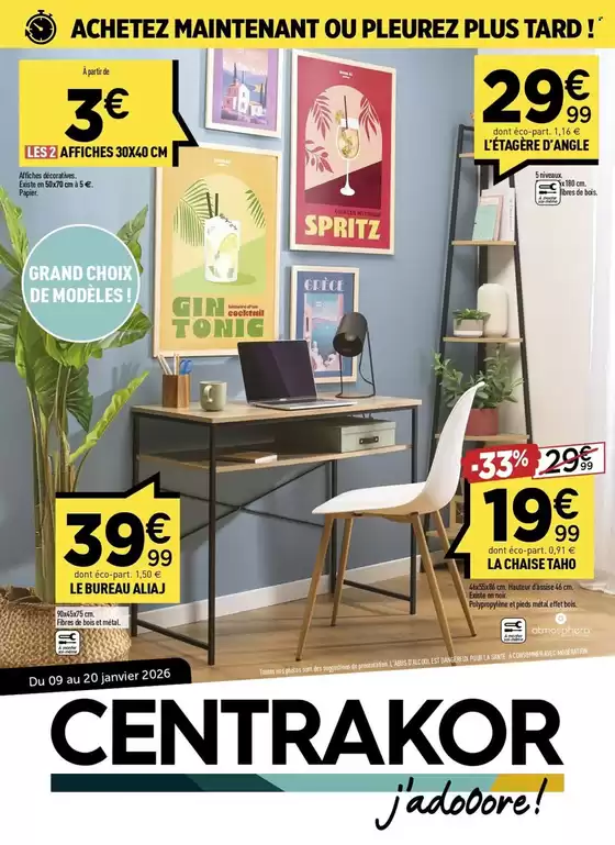 Catalogue Centrakor à Herblay | Tic ! Tac ! | 2026-01-12T00:00:00.000Z - 2026-01-20T00:00:00.000Z