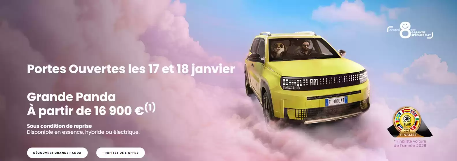 Catalogue Fiat à Tarbes | Grande Panda | 2026-01-12T00:00:00.000Z - 2026-01-18T00:00:00.000Z
