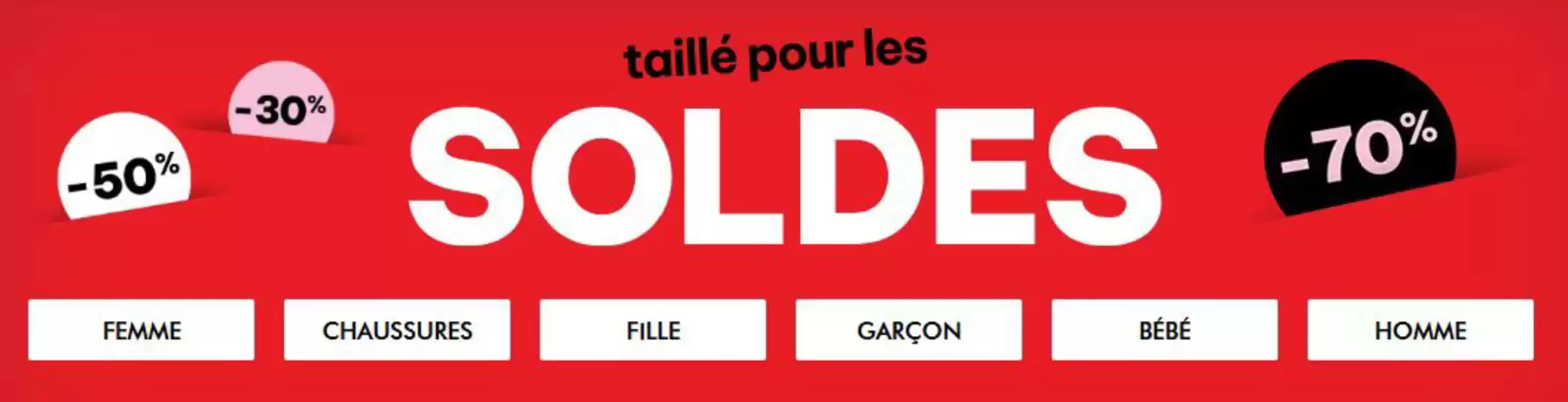 Catalogue Gémo | SOLDES jusqu'à -70 % | 2026-01-12T00:00:00.000Z - 2026-02-03T00:00:00.000Z