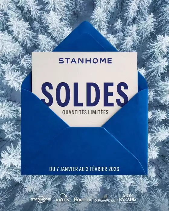 Catalogue Stanhome à Fréjus | Les Soldes Stanhome commencent ! | 2026-01-13T00:00:00.000Z - 2026-02-03T00:00:00.000Z