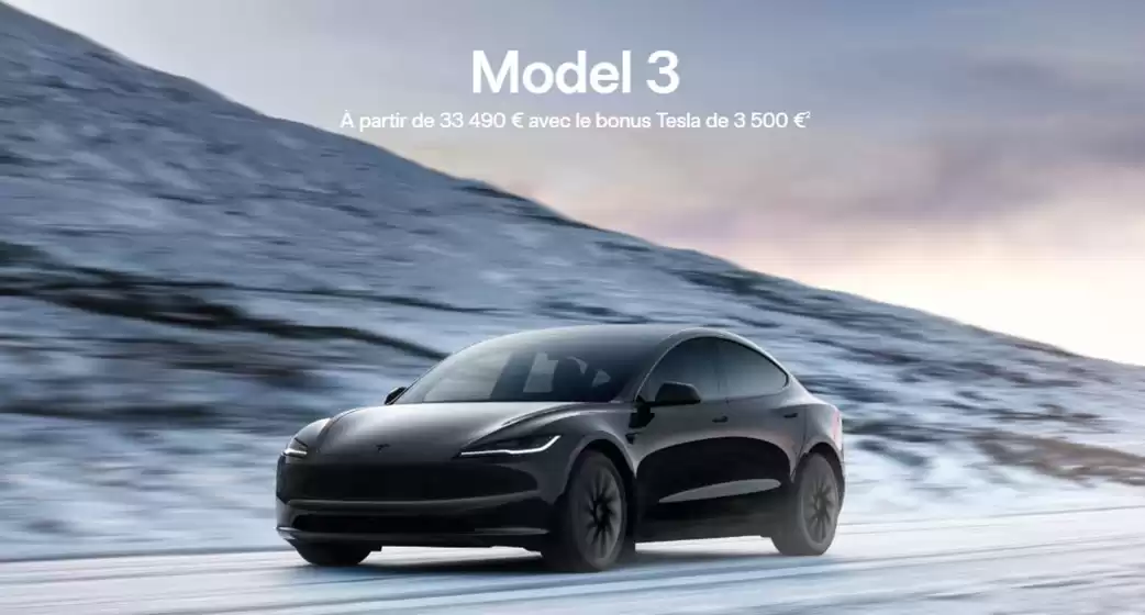 Catalogue Tesla à Neufchâteau | À partir de 33 490 € avec le bonus Tesla de 3 500 €2 | 2026-01-14T00:00:00.000Z - 2026-04-30T00:00:00.000Z