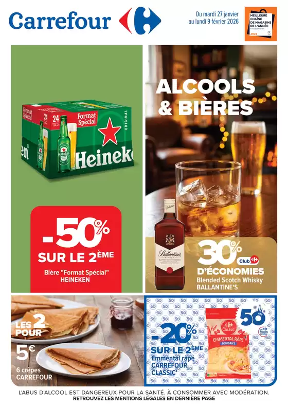 Catalogue Carrefour à Paradou | ALCOOLS BIÈRES | 2026-01-27T00:00:00.000Z - 2026-02-09T00:00:00.000Z