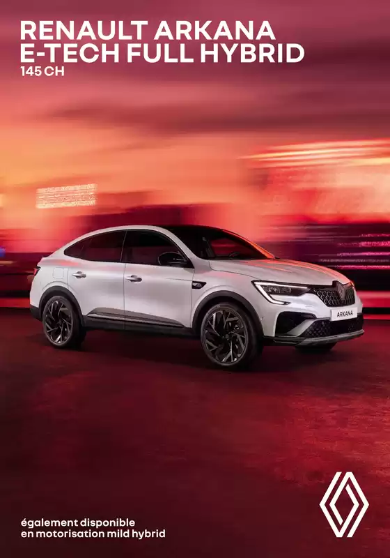 Catalogue Renault à Rouvray (Côte d'or) | RENAULT ARKANA E-TECH FULL HYBRID 145 CH | 2026-01-14T00:00:00.000Z - 2027-01-31T00:00:00.000Z