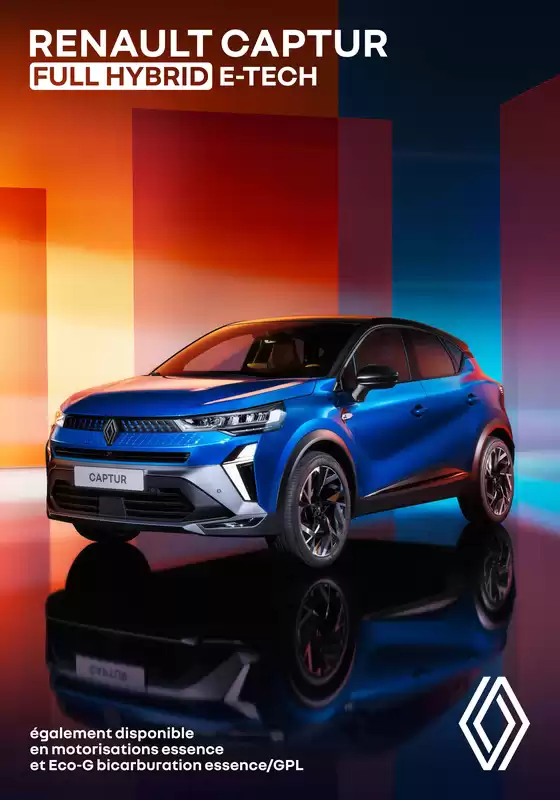 Catalogue Renault à La Roche-sur-Yon | RENAULT CAPTUR FULL HYBRID E-TECH | 2026-01-14T00:00:00.000Z - 2027-01-31T00:00:00.000Z