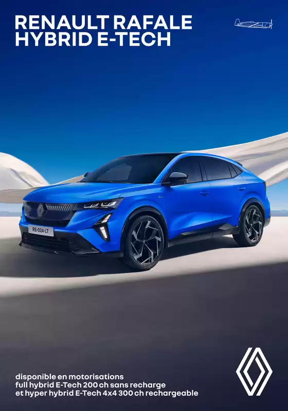 Catalogue Renault à La Roche-sur-Yon | RENAULT RAFALE HYBRID E-TECH | 2026-01-14T00:00:00.000Z - 2027-01-31T00:00:00.000Z