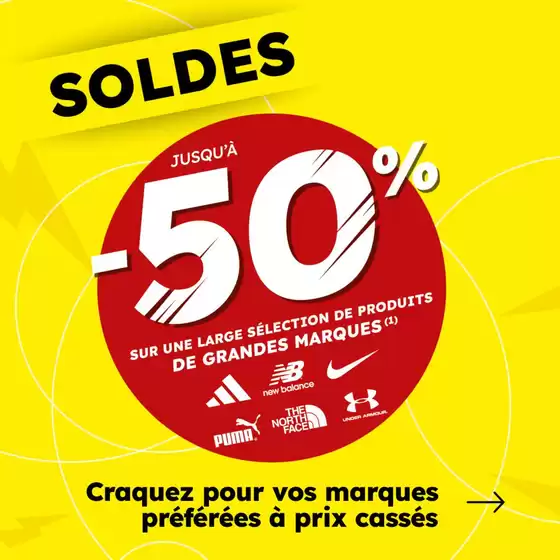 Catalogue Sport 2000 à Marseille | Des produits Nike, Under Armour, The North Face… jusqu’à -50% ! | 2026-01-14T00:00:00.000Z - 2026-02-03T00:00:00.000Z