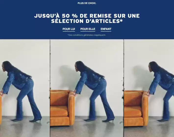 Catalogue Levi's à Strasbourg | Jusqu’à 50 % de remise sur une sélection d’articles | 2026-01-14T00:00:00.000Z - 2026-02-03T00:00:00.000Z