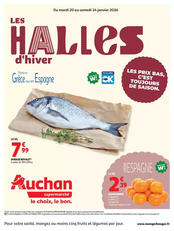 Catalogue Auchan Supermarché à La Roche-sur-Foron | Crêpes, produits frais | 2026-01-20T00:00:00.000Z - 2026-01-24T00:00:00.000Z