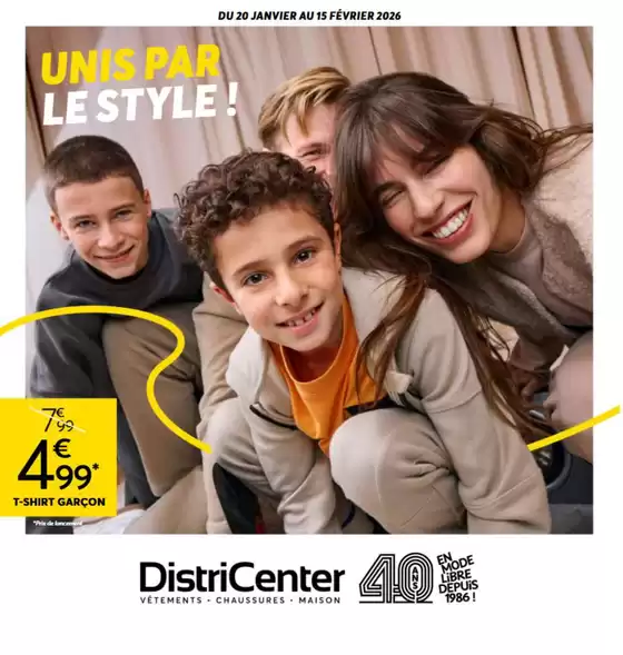Catalogue DistriCenter à Le Havre | Unis par le style ! | 2026-01-21T00:00:00.000Z - 2026-02-15T00:00:00.000Z
