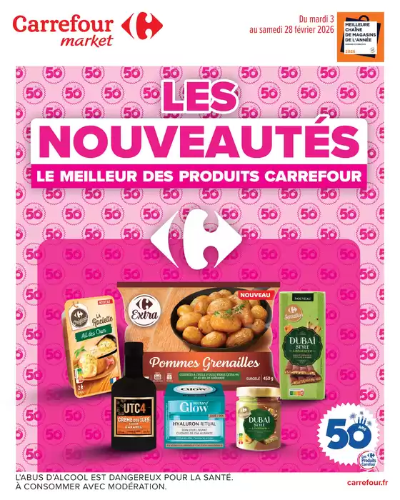 Catalogue Carrefour Market à Avignon | LES NOUVEAUTÉS CARREFOUR | 2026-02-03T00:00:00.000Z - 2026-02-28T00:00:00.000Z