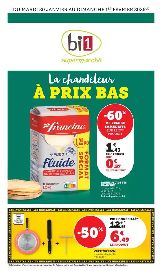 Catalogue Bi1 à Unieux | La chsndeleur à prix bas | 2026-01-21T00:00:00.000Z - 2026-02-01T00:00:00.000Z