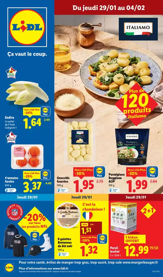 Catalogue Lidl | Ne manquez pas les bons plans Lidl ! | 2026-01-29T00:00:00.000Z - 2026-02-04T00:00:00.000Z