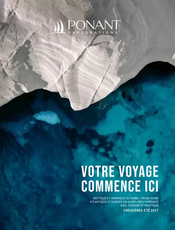 Catalogue Ponant à Le Cannet | Catalogue Ponant | 2026-01-23T00:00:00.000Z - 2027-08-31T00:00:00.000Z