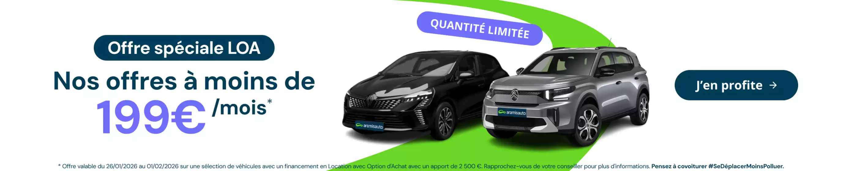 Catalogue Aramis Auto à Thann | OFFRES SPÉCIALE LOA | 2026-01-26T00:00:00.000Z - 2026-02-01T00:00:00.000Z