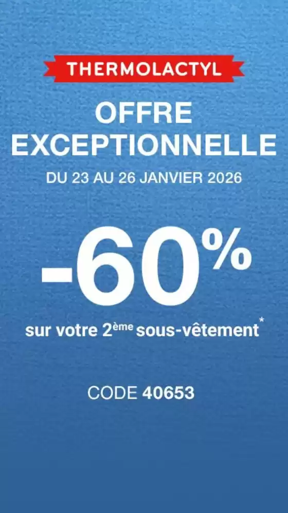 Catalogue Damart à Aurillac | Sous-vêtements thermolactyl | 2026-01-26T00:00:00.000Z - 2026-01-26T00:00:00.000Z