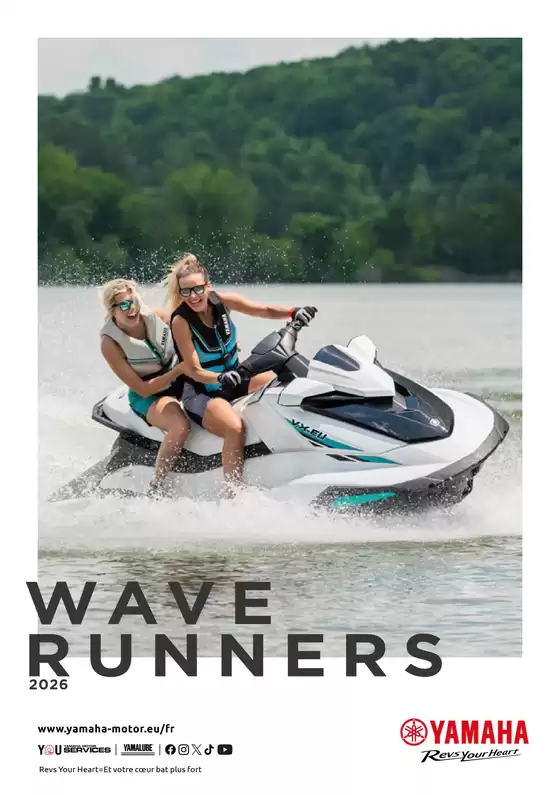 Catalogue Yamaha à Chaource | Catalogue Yamaha Marine - WaveRunners | 2026-01-01T00:00:00.000Z - 2026-12-31T00:00:00.000Z