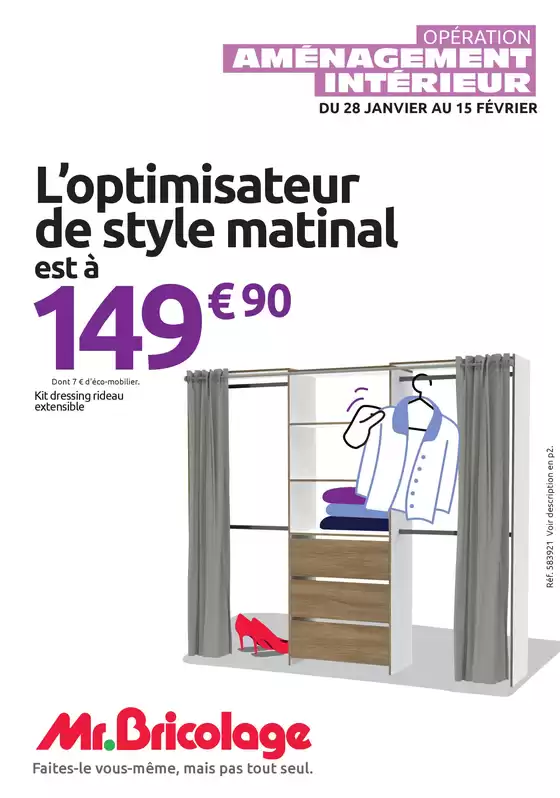 Catalogue Mr Bricolage à Trégastel | OPÉRATION AMÉNAGEMENT INTÉRIEUR | 2026-01-28T00:00:00.000Z - 2026-02-15T00:00:00.000Z