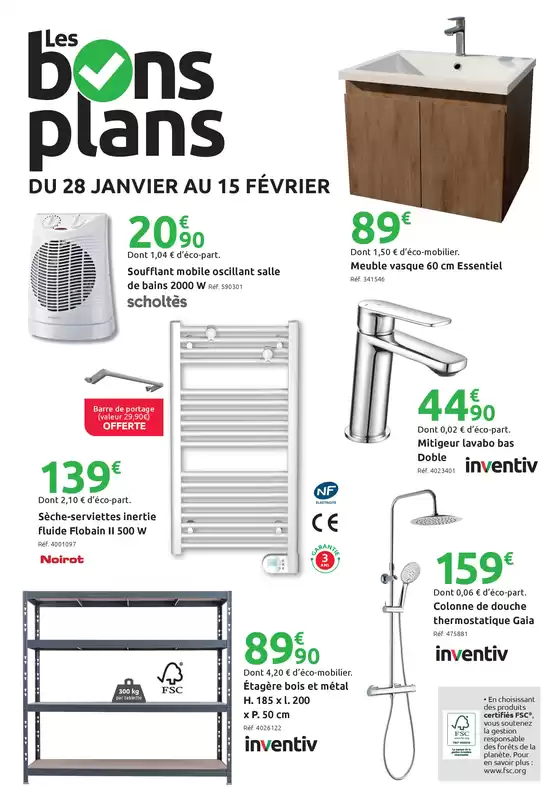 Catalogue Mr Bricolage à Paris | Les bons plans | 2026-01-28T00:00:00.000Z - 2026-02-15T00:00:00.000Z