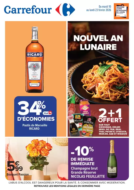Catalogue Carrefour Drive à Chevilly-Larue | NOUVEL AN LUNAIRE | 2026-02-10T00:00:00.000Z - 2026-02-23T00:00:00.000Z