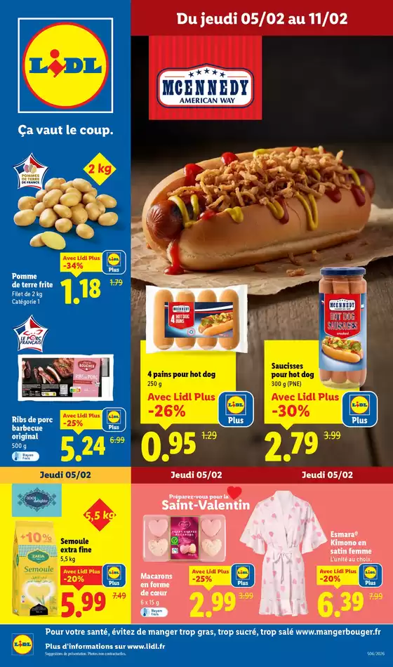 Catalogue Lidl | Ne manquez pas les bons plans Lidl ! | 2026-02-05T00:00:00.000Z - 2026-02-11T00:00:00.000Z