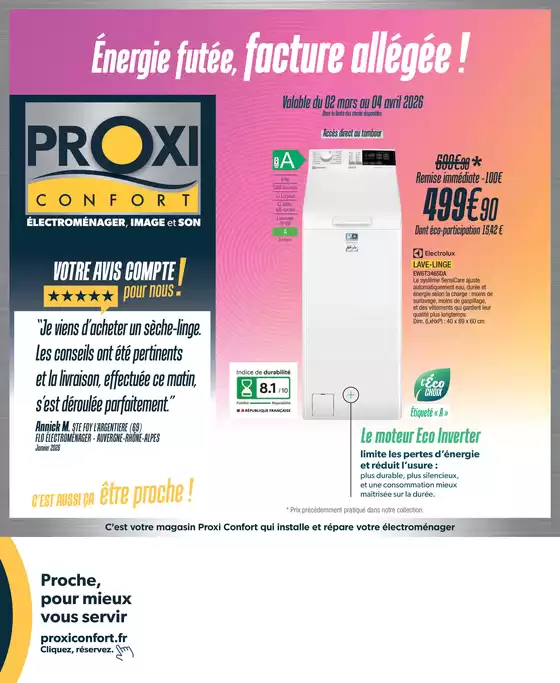 Catalogue Proxi Confort à  | PRX BB QR Mars 2026 | 2026-03-02T00:00:00.000Z - 2026-04-04T00:00:00.000Z