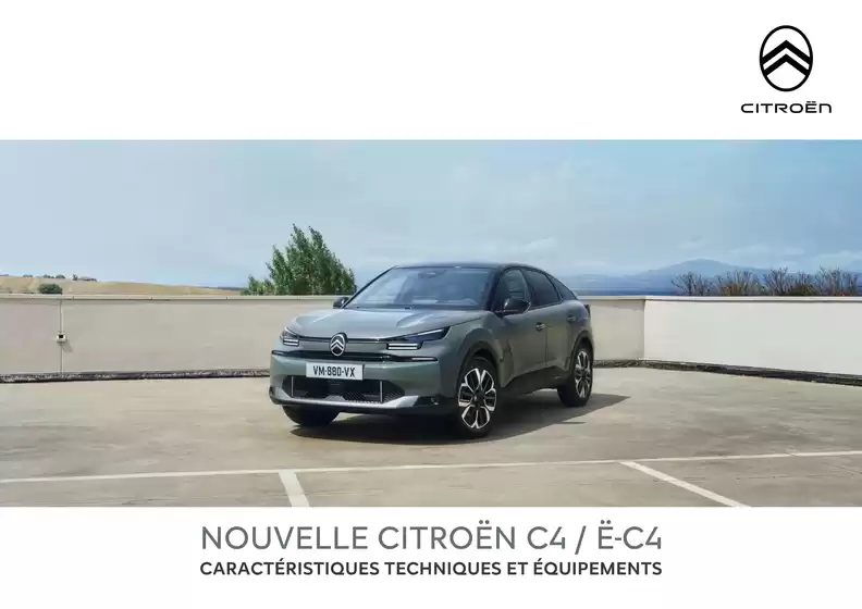 Catalogue Citroën à Voreppe | Citroën Nouvelle C4 Caractéristiques | 2026-01-30T00:00:00.000Z - 2026-09-30T00:00:00.000Z