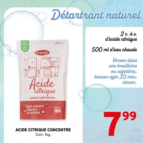 Catalogue Trafic à Arcueil | Blanchir le linge, détartrer, dégraisser, nettoyer toute la maison… | 2026-01-28T00:00:00.000Z - 2026-02-08T00:00:00.000Z