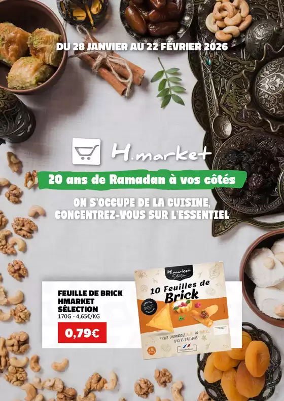 Catalogue Hmarket à Saint-Joseph (La Réunion) | Catalogue Ramadan 2026 | 2026-01-28T00:00:00.000Z - 2026-02-22T00:00:00.000Z