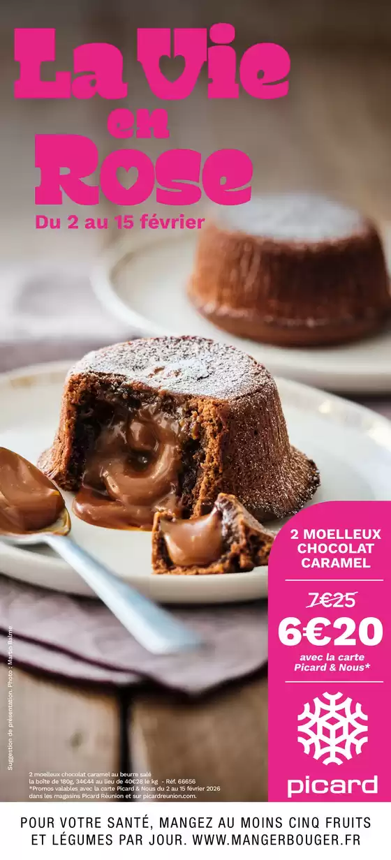 Catalogue Picard à Eyragues | Catalogue saint valentin 2026 Picard Reunion | 2026-02-02T00:00:00.000Z - 2026-02-15T00:00:00.000Z