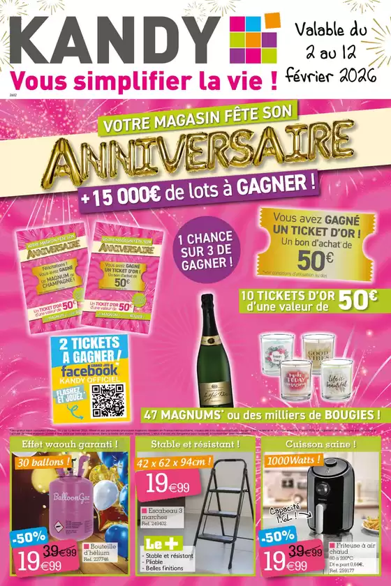 Catalogue KANDY à Lyon | ANNIVERSAIRE | 2026-02-02T00:00:00.000Z - 2026-02-12T00:00:00.000Z