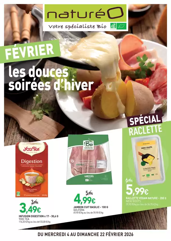 Catalogue NaturéO à La Frette-sur-Seine | les douces soirées d'hiver | 2026-02-04T00:00:00.000Z - 2026-02-22T00:00:00.000Z