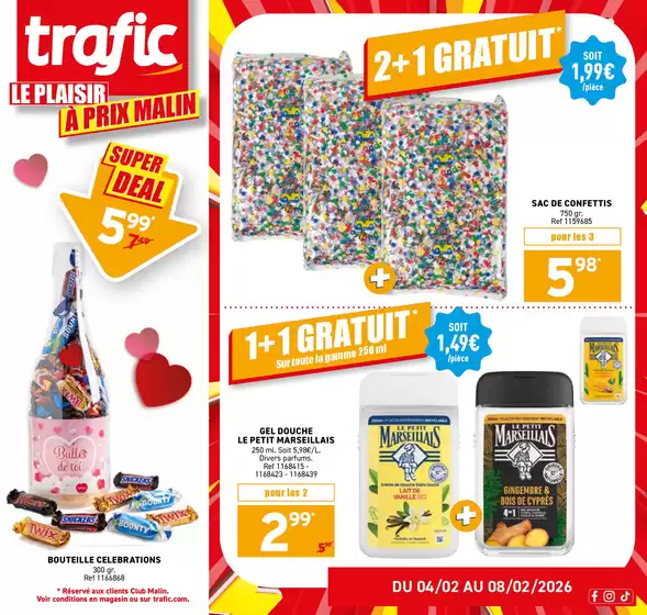 Catalogue Trafic à Altkirch | 2+1 GRATUIT | 2026-02-02T00:00:00.000Z - 2026-02-08T00:00:00.000Z