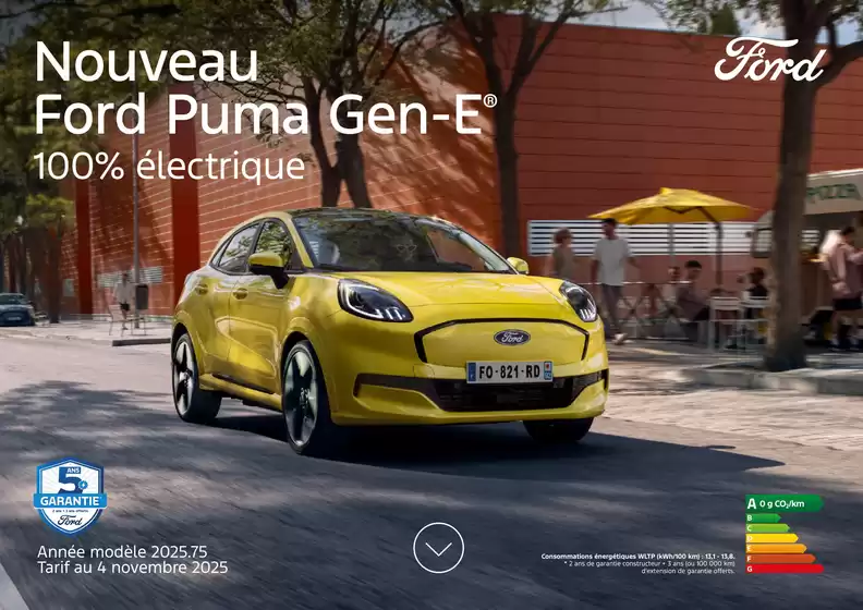 Catalogue Ford à Bayeux | BRO nouveau ford puma. | 2026-02-02T00:00:00.000Z - 2026-12-31T00:00:00.000Z