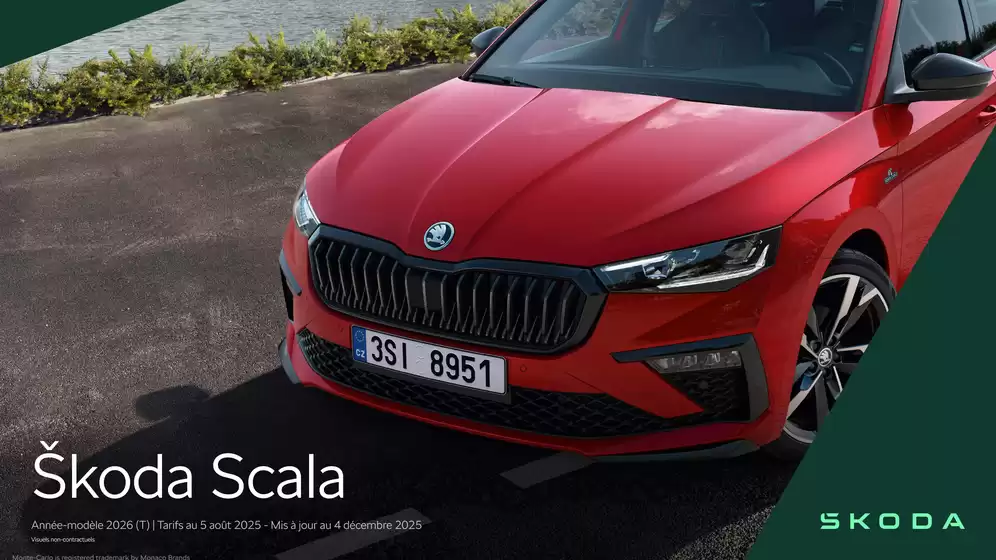 Catalogue Škoda à Saint-Jouan-des-Guérets | Brochure et tarifs de la Škoda Scala | 2026-02-03T00:00:00.000Z - 2026-12-31T00:00:00.000Z