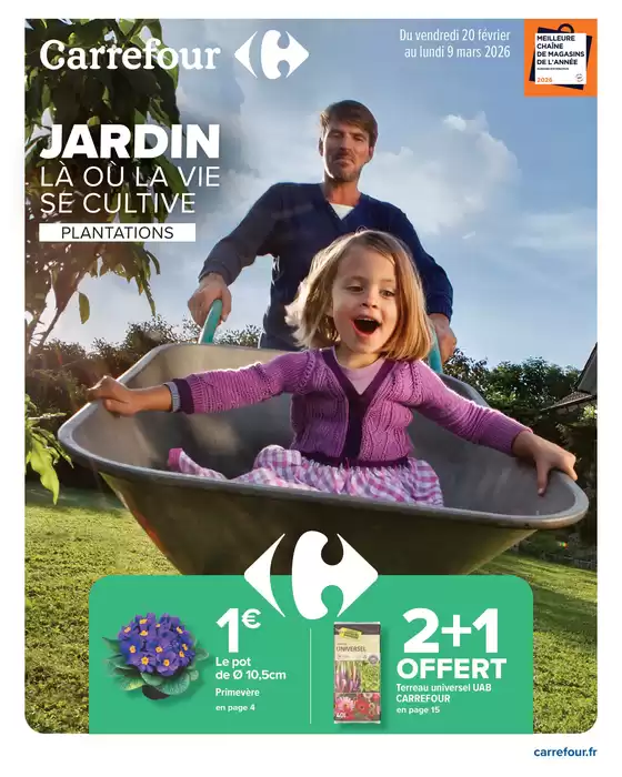 Catalogue Carrefour Drive à Yssingeaux | JARDIN 1 | 2026-02-20T00:00:00.000Z - 2026-03-09T00:00:00.000Z