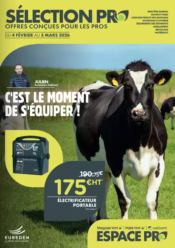 Catalogue Magasin Vert à Thouars | Large sélection d'offres | 2026-02-04T00:00:00.000Z - 2026-03-03T00:00:00.000Z