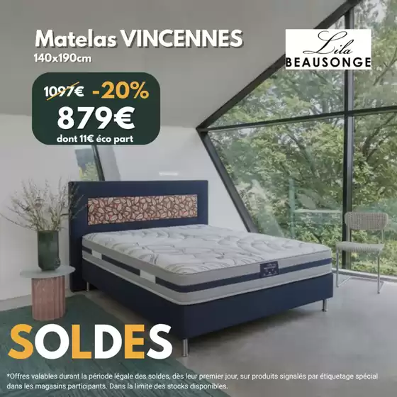 Catalogue France Literie à Lyon | Profitez des SOLDES pour vous offrir cette exclusivité et bénéficiez du meilleur de la technologie et du confort à prix réduit | 2026-02-04T00:00:00.000Z - 2026-02-28T00:00:00.000Z