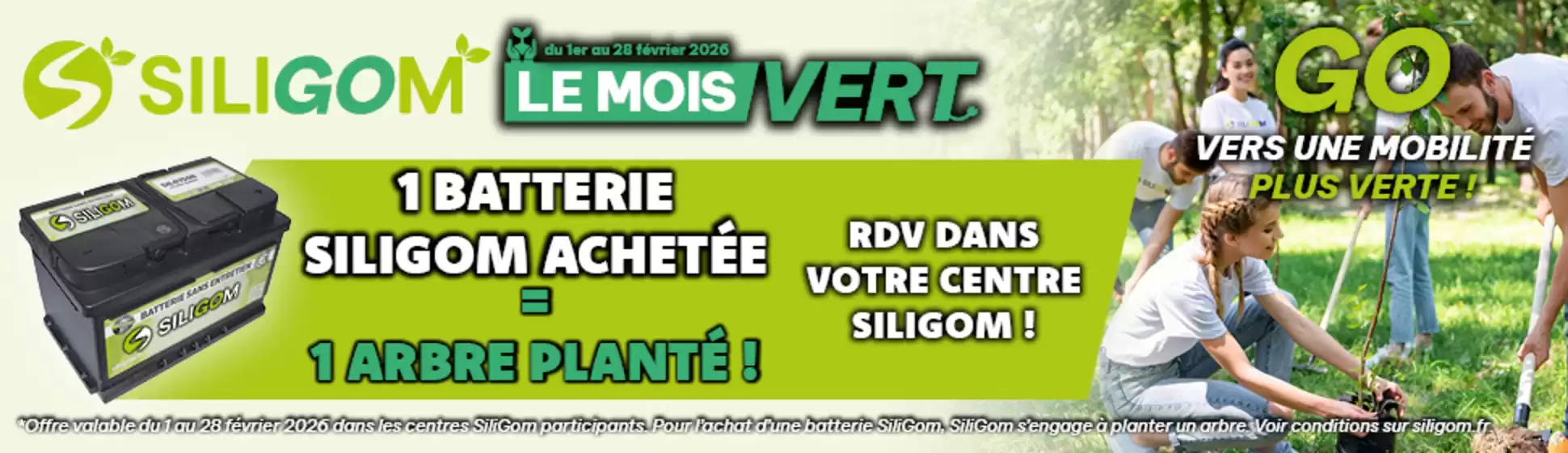 Catalogue SiliGom | Le Mois Vert SILIGOM : Go vers une mobilité plus verte ! | 2026-02-06T00:00:00.000Z - 2026-02-28T00:00:00.000Z