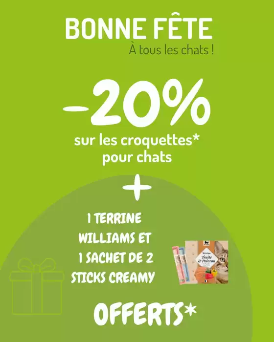 Catalogue Médor et Compagnie à Morlaàs | Bonne fête à tous les chats ! | 2026-02-06T00:00:00.000Z - 2026-02-07T00:00:00.000Z