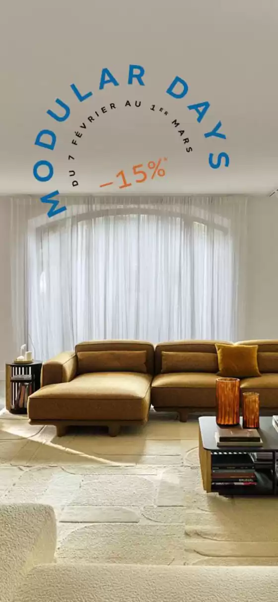 Catalogue Ligne Roset à Pont-l'Abbé | Modular days | 2026-02-09T00:00:00.000Z - 2026-03-01T00:00:00.000Z