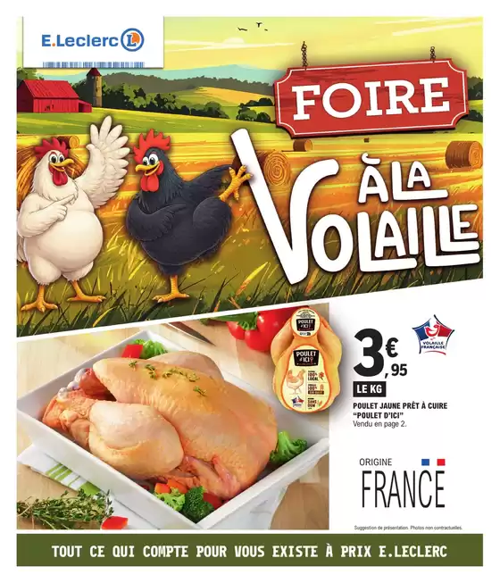 Catalogue E.Leclerc à Saint-Maximin (Oise) | FOIRE A VOLAILLE 1 | 2026-02-09T00:00:00.000Z - 2026-02-16T00:00:00.000Z