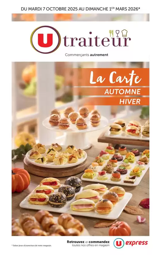 Catalogue U Express à Jarnac | La carte Automne Hiver | 2026-02-09T00:00:00.000Z - 2026-03-01T00:00:00.000Z