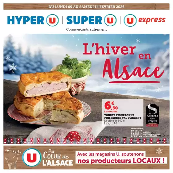 Catalogue Super U à Saint-Georges-Montcocq | Un hiver en Alsace | 2026-02-10T00:00:00.000Z - 2026-02-14T00:00:00.000Z